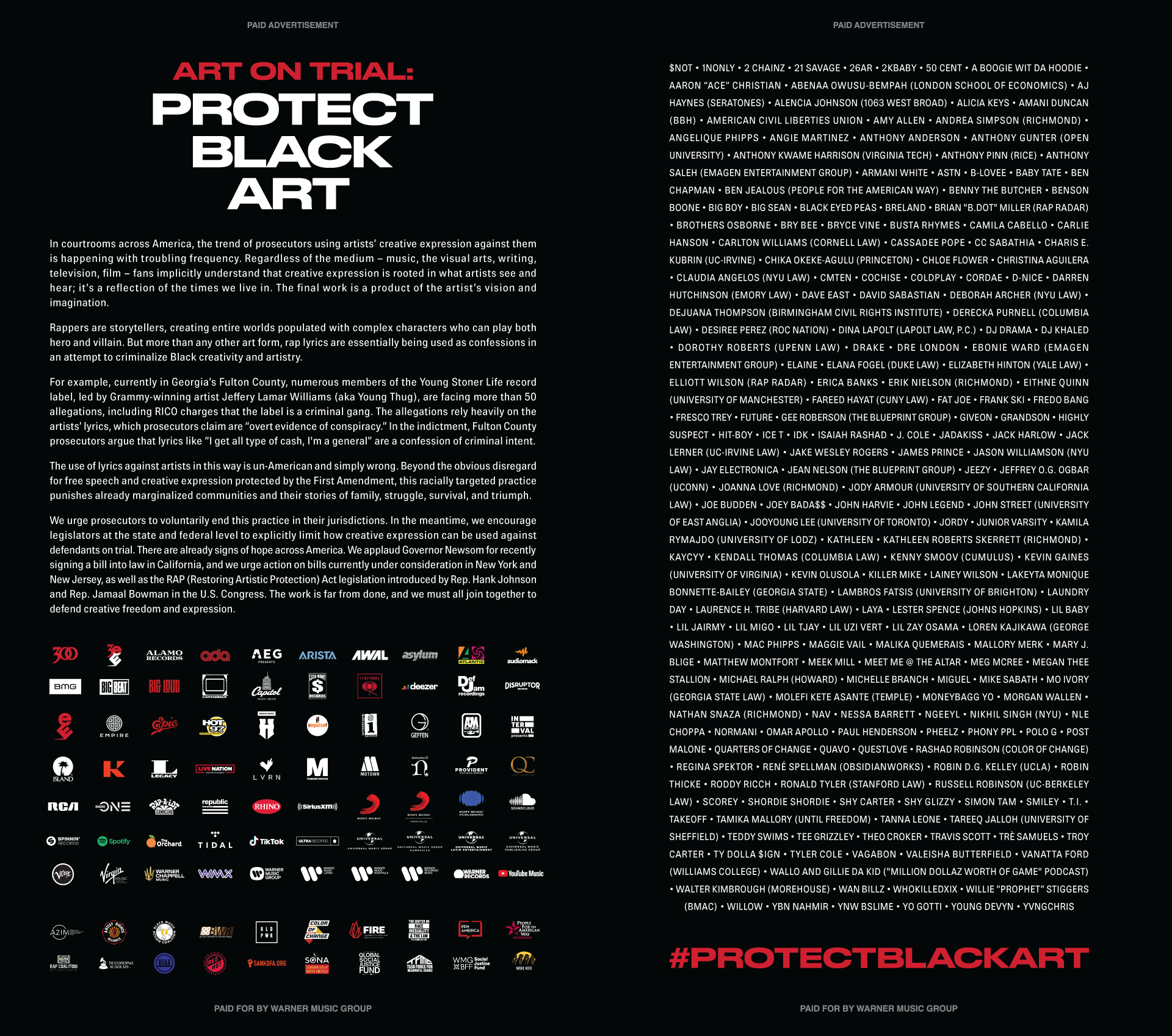 Protect Black Art in the New York Times
