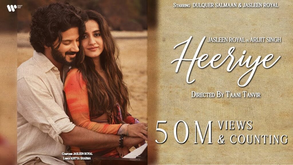 Jasleen Royal ft Arjit Singh “Heeriye” music video thumbnail