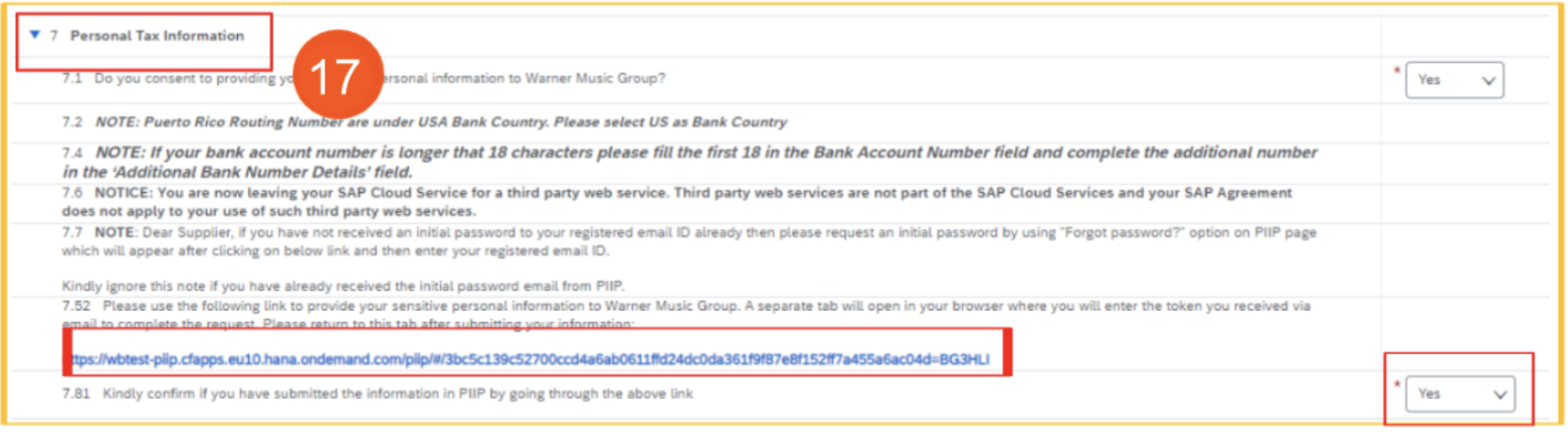 SAP Ariba Step 17